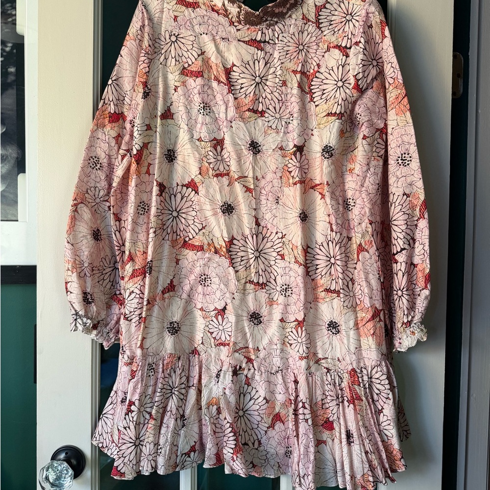 Anthropologie antonellla Geisha Designs beaded dress